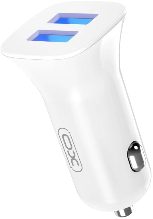 Автомобильное зарядное устройство XO CC31 2.4A/2 USB White (XO-СC31-WH)