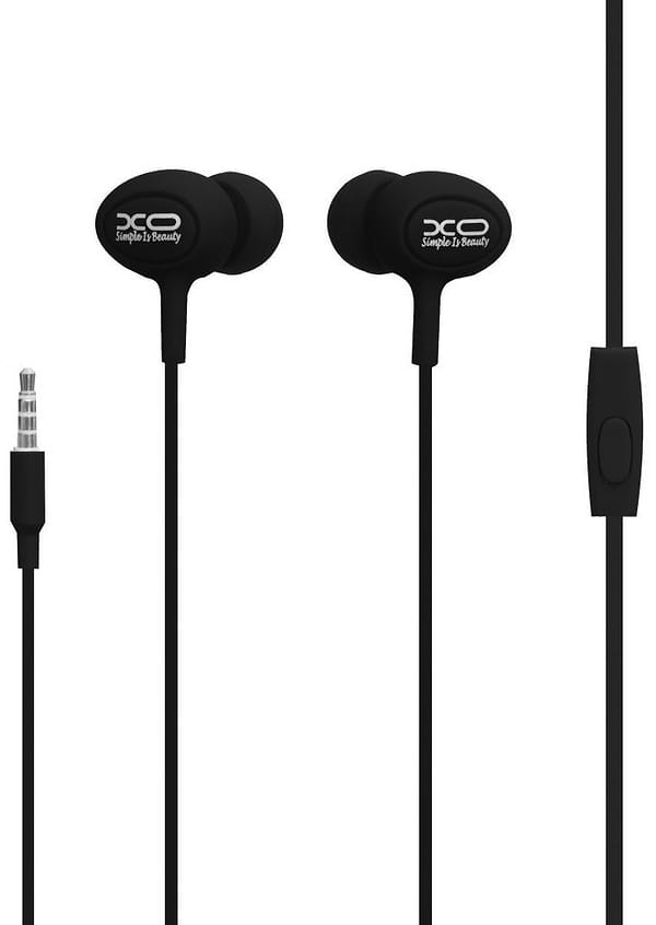 Фото - Навушники вкладиші дротові XO S6 with mic Black