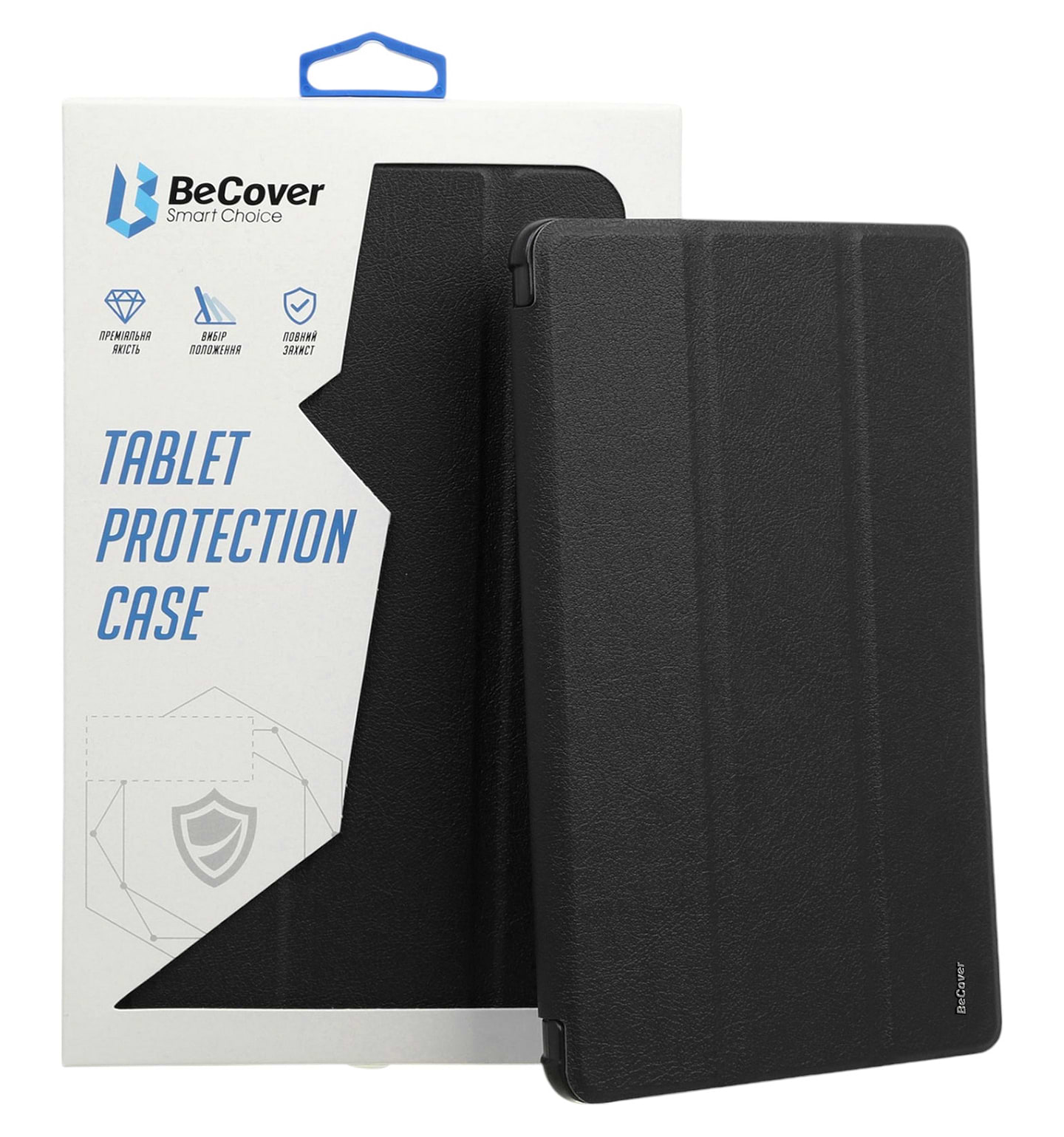 Чохол для планшета Becover Tri Fold Soft TPU с креплением Apple Pencil для Apple iPad Air 11" M2/M3 (2024/2025) Black (711400) - Фото 1