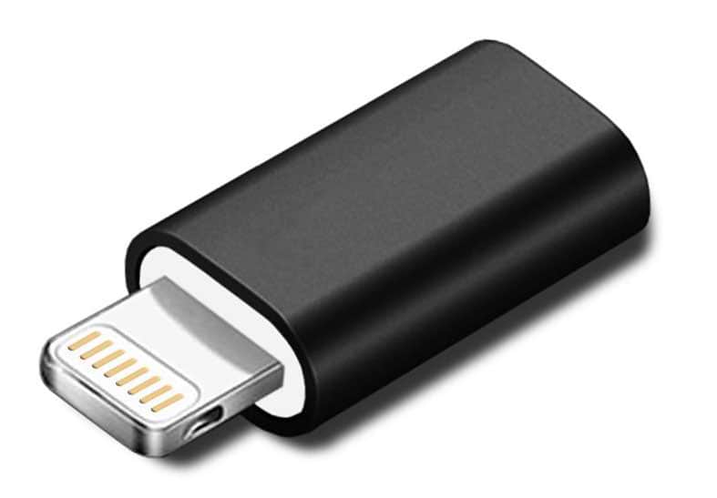 Перехідник XOKO AC-005 MicroUSB - Lightning Black 2 шт. (XK-AC005-BK2)