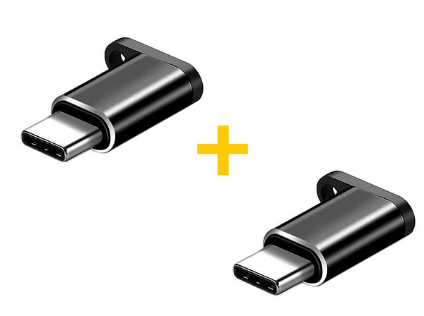 Фото - Переходник XOKO AC-012 MicroUSB - Type-C Black 2 шт. (XK-AC012-BK2)