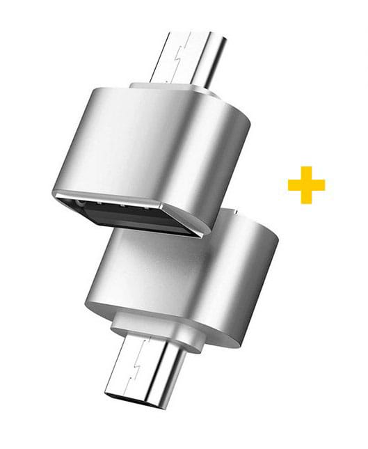 Переходник XOKO AC-035 USB - Type-C Silver 2 шт. (XK-AC035-SL2)