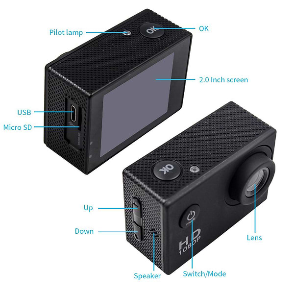 Фото - Уцінка - Екшн-камера XOKO EVR-001 HD #