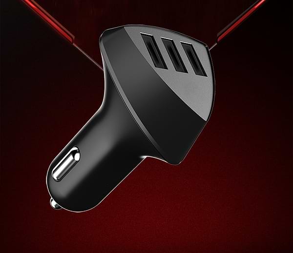 Фото - Уцінка - Автомобільний зарядний пристрій XOKO 3 USB 4.2A CC-300 Black (CC-300-BK)