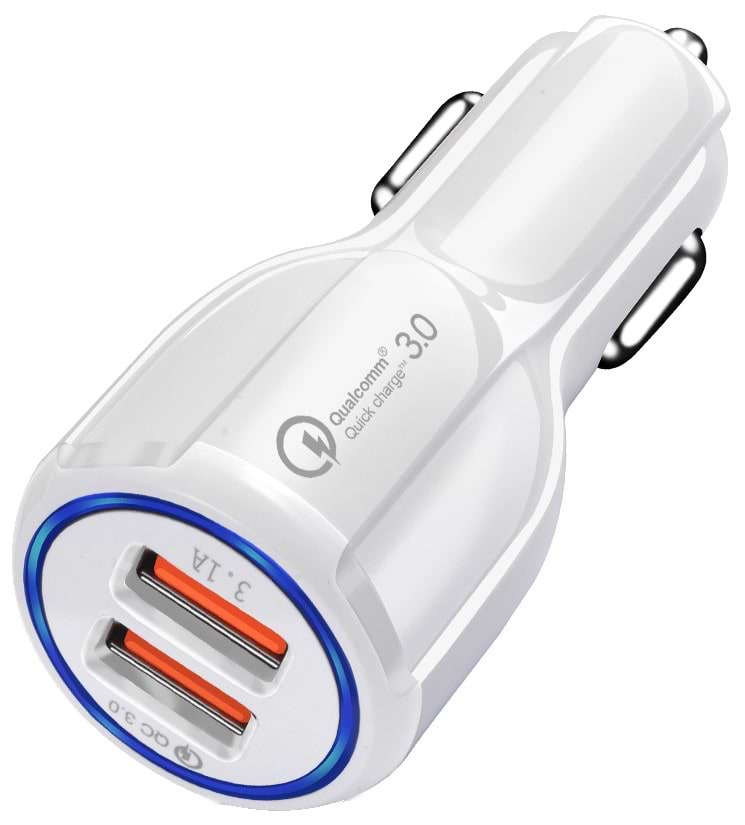 Автомобильное зарядное устройство XOKO CQC-200 2USB Qualcom 3.0 6A White (CQC-200-WH) - Фото 1
