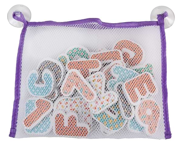 Фото - Настільна гра (до 2 років) XOKO EVA Englisg + цифри (37 од + мішечок для сушки + мішок зберігання) (XK-EVA-08)