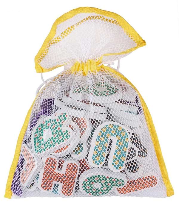 Фото - Настільна гра (до 2 років) XOKO EVA Englisg + цифри (37 од + мішечок для сушки + мішок зберігання) (XK-EVA-08)