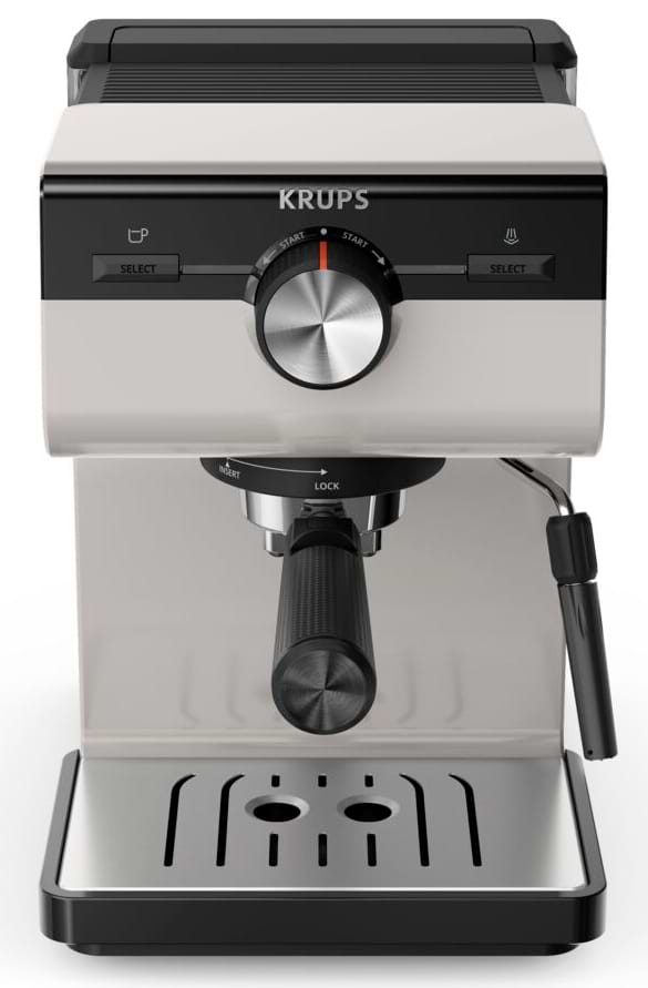 Кавоварка рожкова Krups XP381B10 OPIO GREY - Фото 1