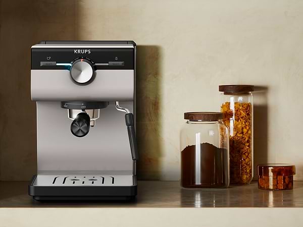 Фото - Кавоварка ріжкова Krups XP381B10 OPIO GREY