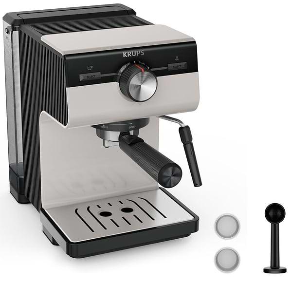 Фото - Кавоварка ріжкова Krups XP381B10 OPIO GREY