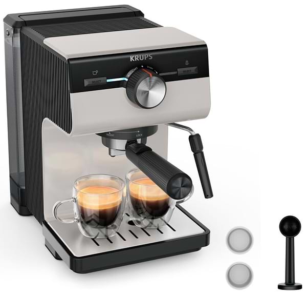 Фото - Кавоварка ріжкова Krups XP381B10 OPIO GREY