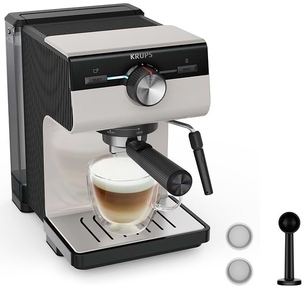 Фото - Кавоварка ріжкова Krups XP381B10 OPIO GREY