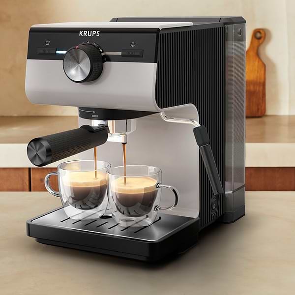 Фото - Кавоварка ріжкова Krups XP381B10 OPIO GREY