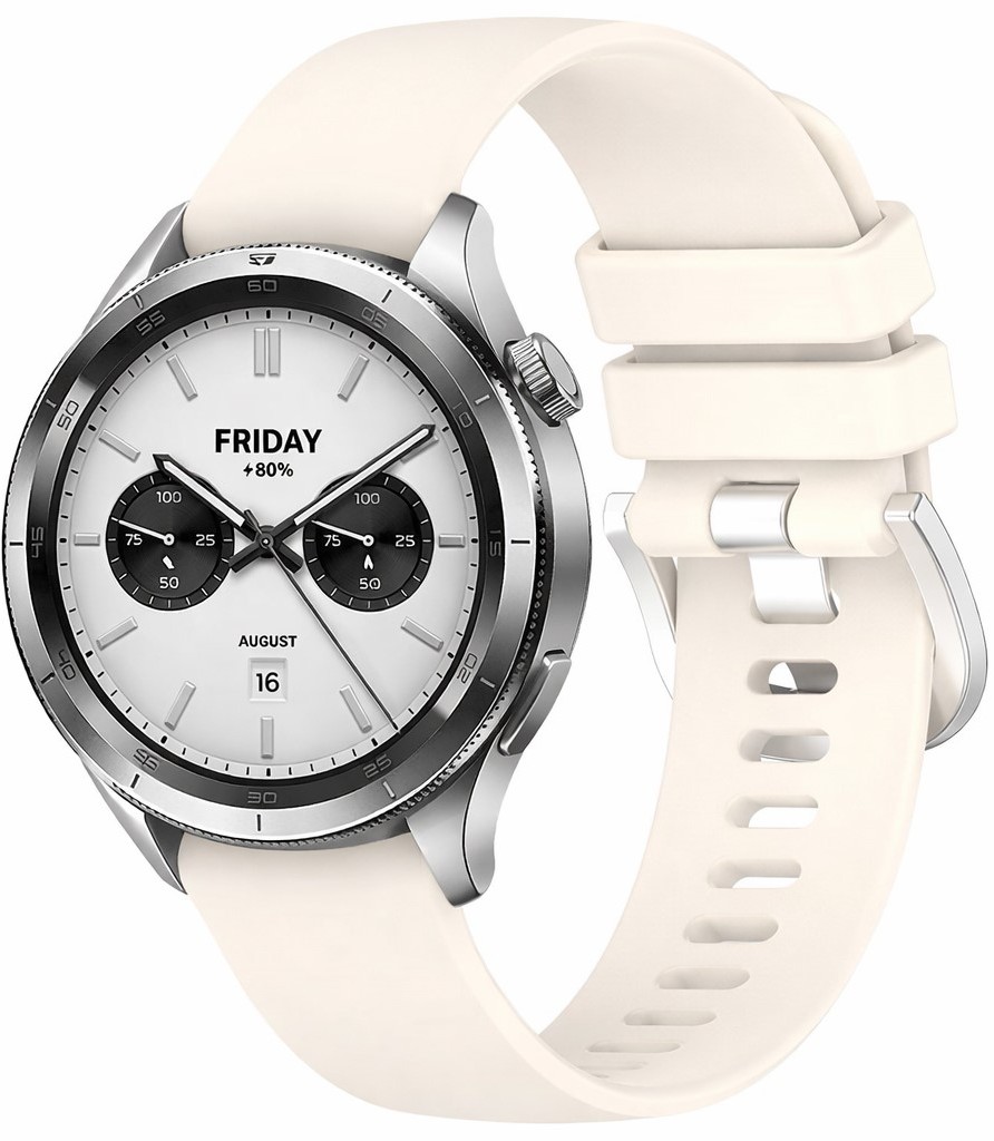 Ремешок для смарт-часов BeCover for Xiaomi Watch S4 47mm (22mm) Beige (715148)