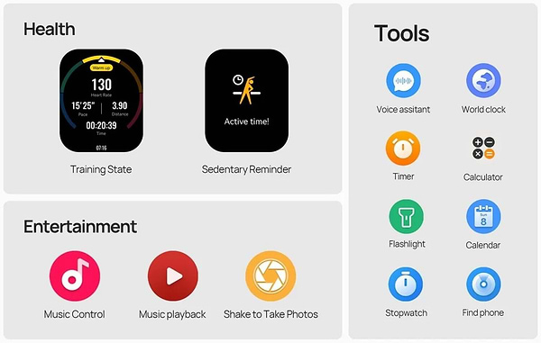 Фото - Смарт-часы Mibro C4 Silver (XPAW021S)
