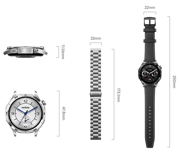 Фото - Смарт-часы Mibro GT Silver (XPAW026S)