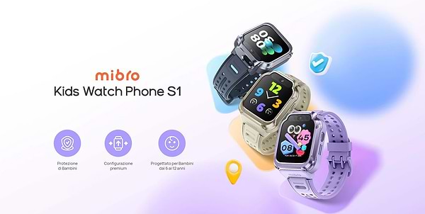 Фото - Дитячий годинник Mibro S1 Lavender (XPSWY007P)