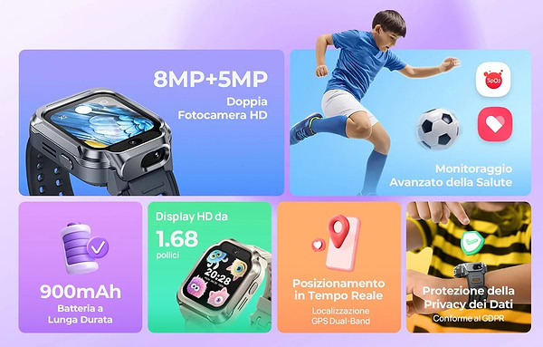 Фото - Дитячий годинник Mibro S1 Lavender (XPSWY007P)