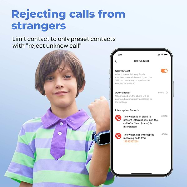 Фото - Дитячий годинник Mibro Z5 Blue (XPSWZ002B)