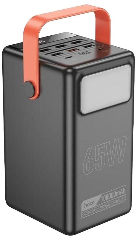 Фото - Батарея мобільна HOCO DB03 Max Centurion 65W 100000 mAh Black+15 LED Lamps