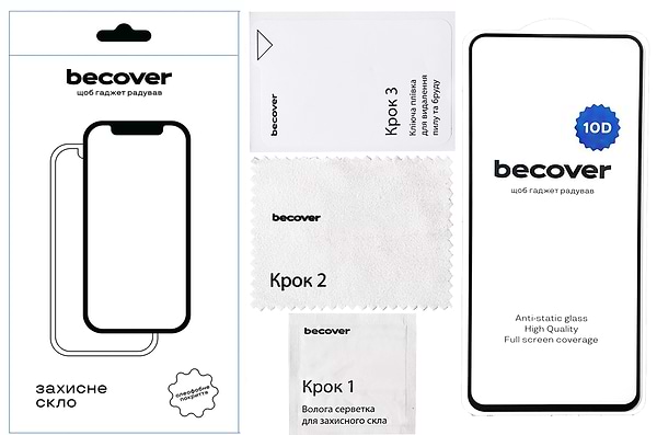 Фото - Захисне скло для смартфону BeCover Blackview A100 10D Black (711528)