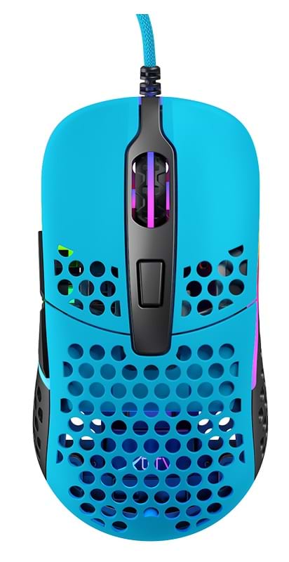 Миша дротова ігрова Xtrfy M42 RGB Miami Blue (XG-M42-RGB-BLUE) - Фото 1