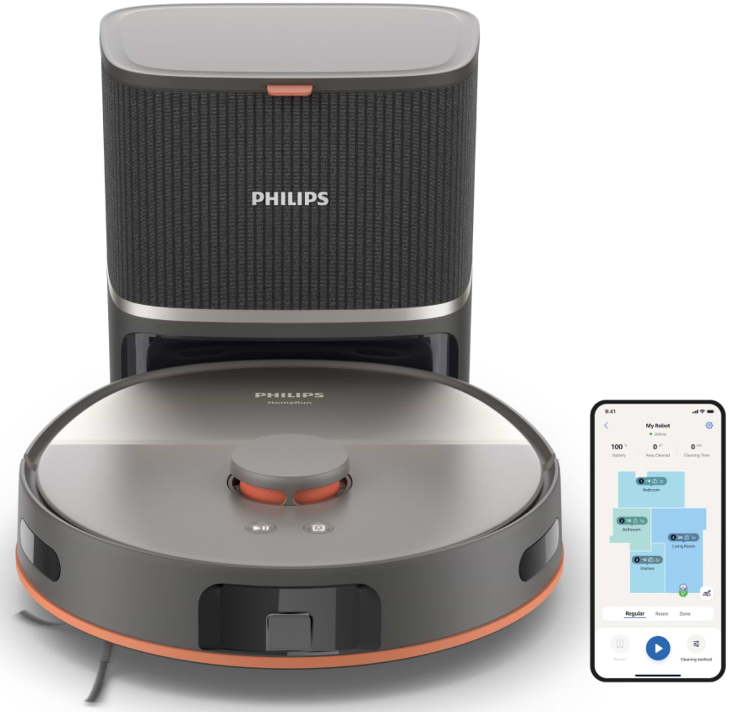 Робот-пылесос моющий Philips XU5100/10 - Фото 1