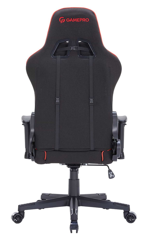 Фото - Кресло для геймеров GamePro Size L Fabric Black&Red (GC575FB)