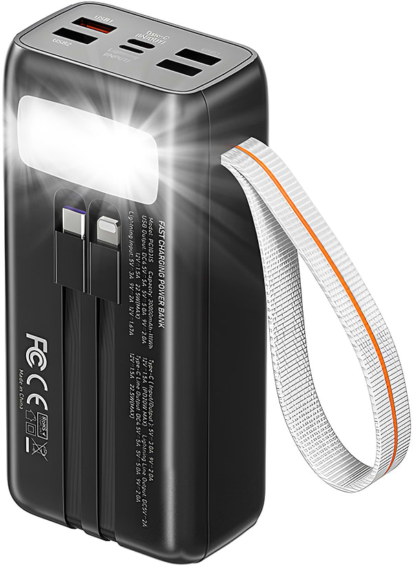 Фото - Батарея мобільна Bavin PC1031S 30000 mAh FAST CHARGING 22.5W Black (Y-PC1031S BK)