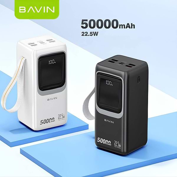 Фото - Батарея мобільна Bavin PC1032S 50000 mAh FAST CHARGING 22.5W White (Y-PC1032S WH)