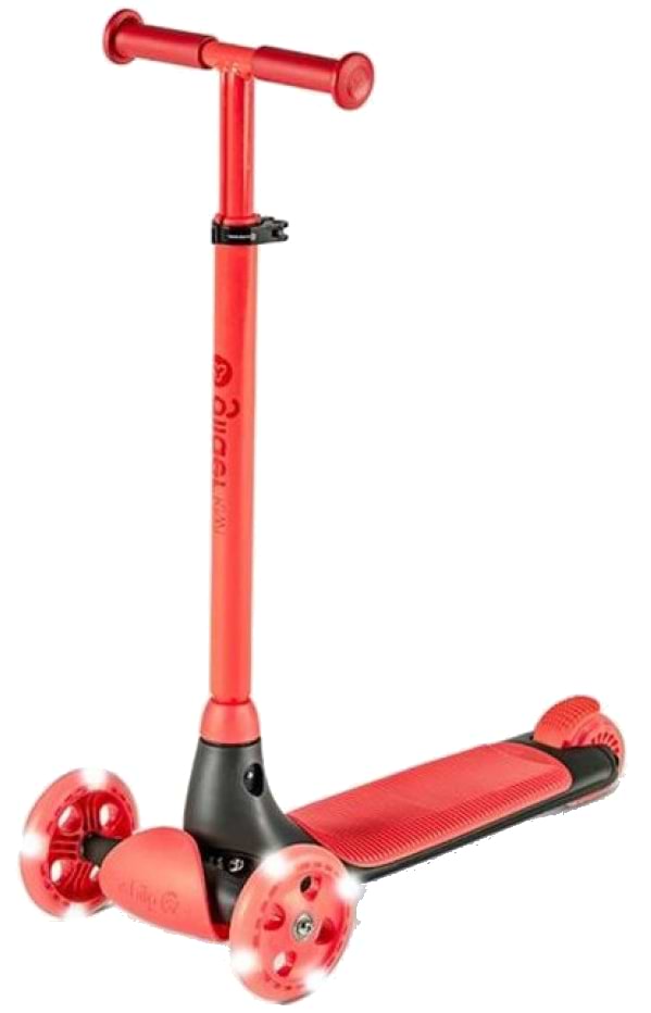 Трёхколёсный самокат YVolution YGlider Kiwi Красный (Y101258)