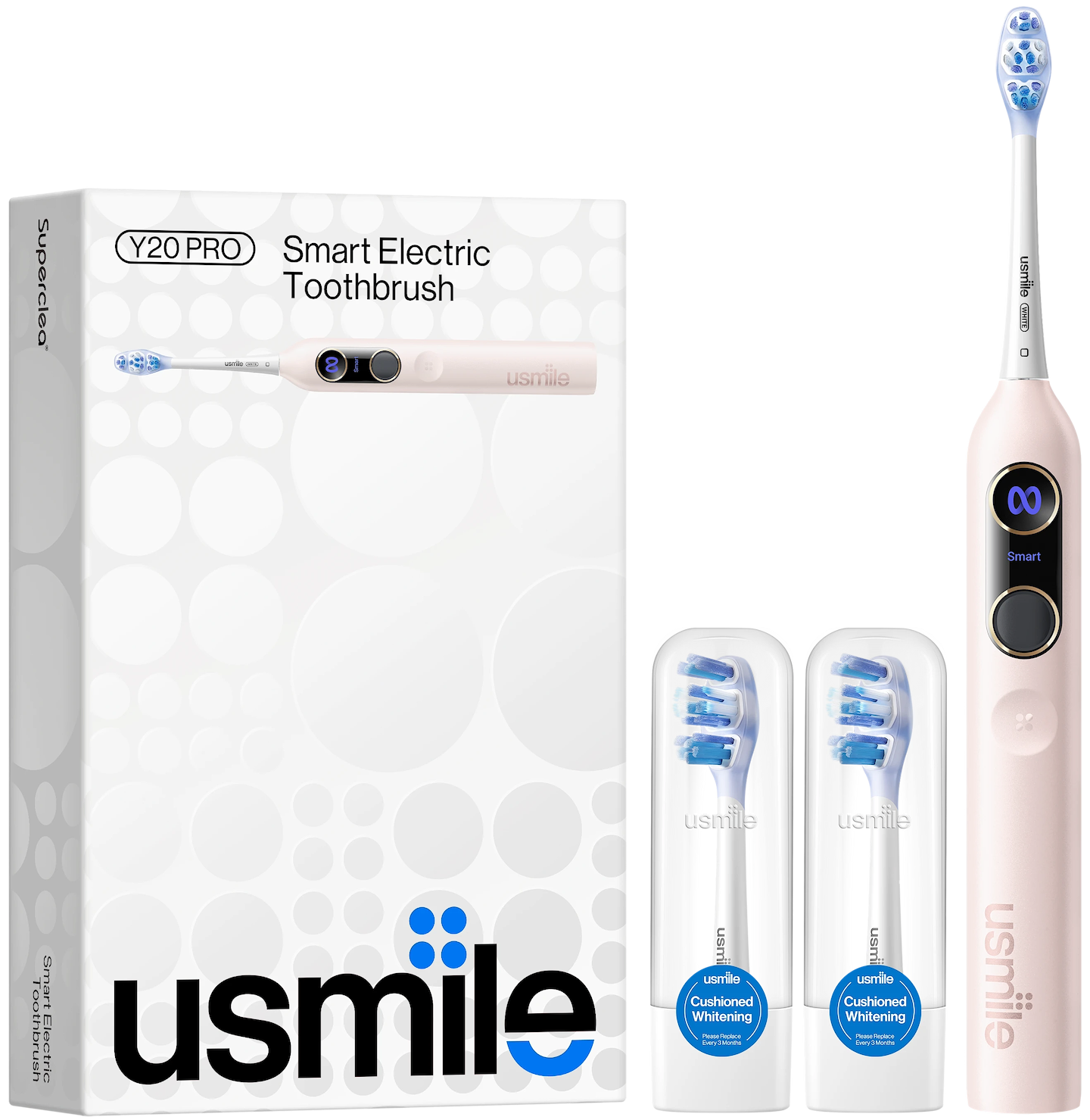 Зубна щітка електрична Usmile Y20 PRO рожева