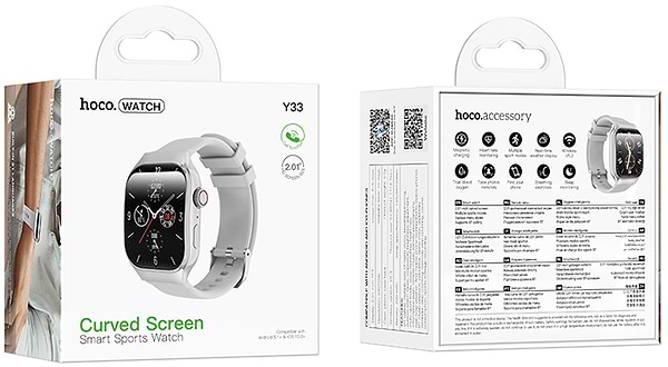 Фото - Смарт-годинник HOCO Y33 51mm. 200 mAh Silver (6942007660822)