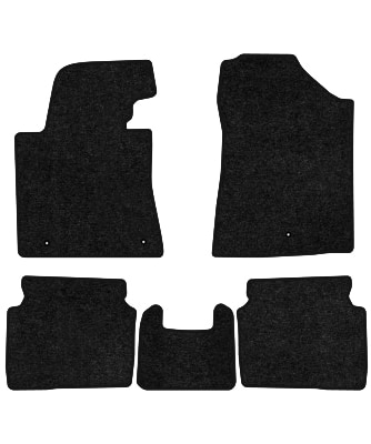 Коврики ворсовые в салон авто EVAtech Standard для Hyundai Elantra GT (MD) (Floor Gas Pedal) 2010-2015 5 поколение Htb USA черный кант HY42304CG5LA3VEB