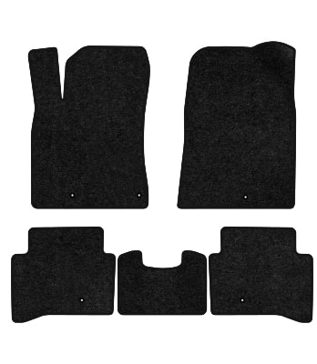 Коврики ворсовые в салон авто EVAtech Standard для Hyundai Ioniq Hybrid 2016 1 поколение Htb Korea черный кант HY43830C5LA5VEB