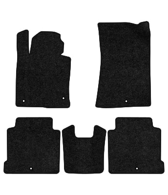 Коврики ворсовые в салон авто EVAtech Standard для Hyundai Grandeur (IG) 2016-2022 6 поколение Sedan Korea черный кант HY44045C5KH5VEB