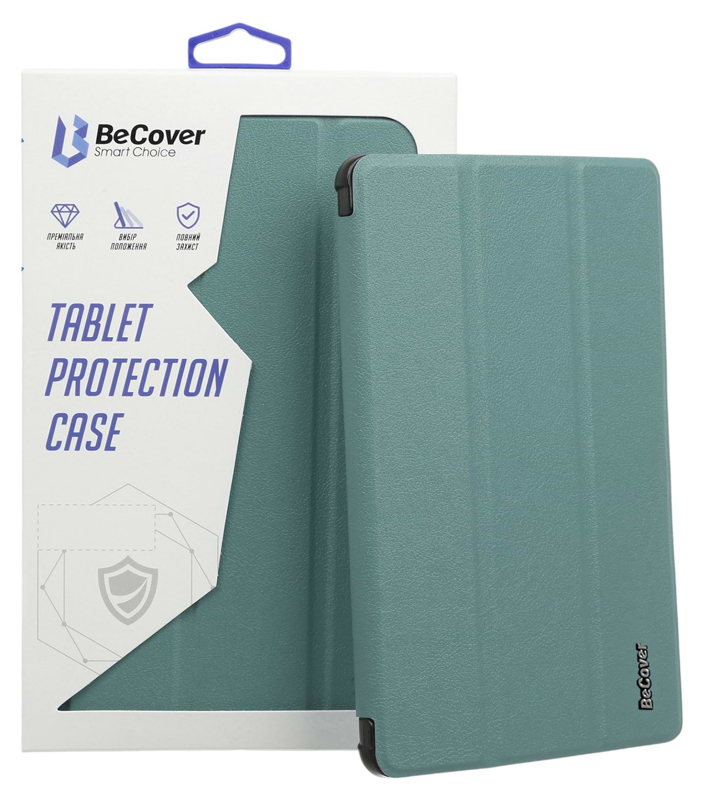 Чехол для планшета BeCover Smart Case for Lenovo Tab P11 (2nd Gen) (TB-350FU/TB-350XU) 11.5" Dark Green (708679) - Фото 1