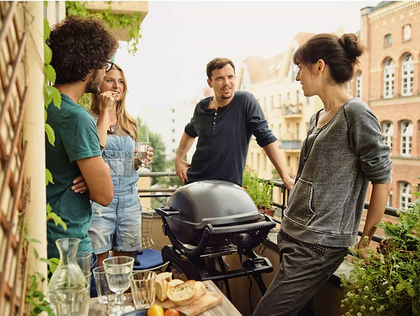 Фото - Гриль-барбекю электрический Weber Q-240, Grey (55020079)