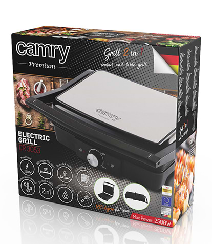 Фото - Гриль-барбекю электрический Camry CR 3053