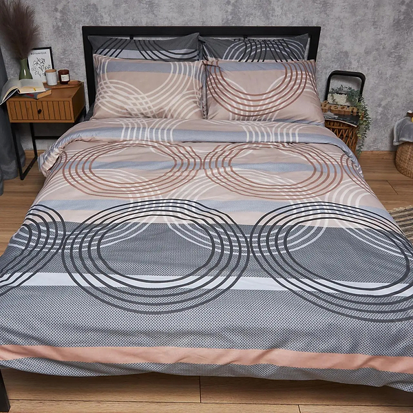 Фото - Комплект постільної білизни Moon&Star Мікросатин Premium «Free Spirit» 143х210 см нав. 4х70х70 (MS-820007754)