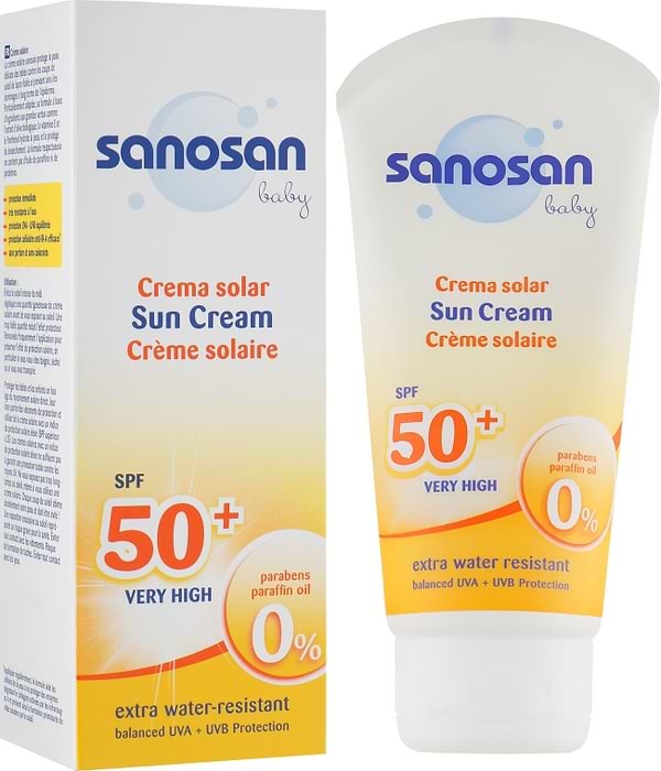 Фото - Крем для захисту від сонця дитячий Sano Baby SPF 50+ 75 мл (4003583197682)