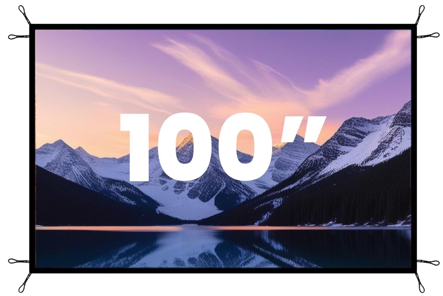 Купити Екран настінний ручний Yaber Yaber-100Inch-SCREEN - Фото 1 Екран настінний ручний Yaber Yaber-100Inch-SCREEN - Фото 1