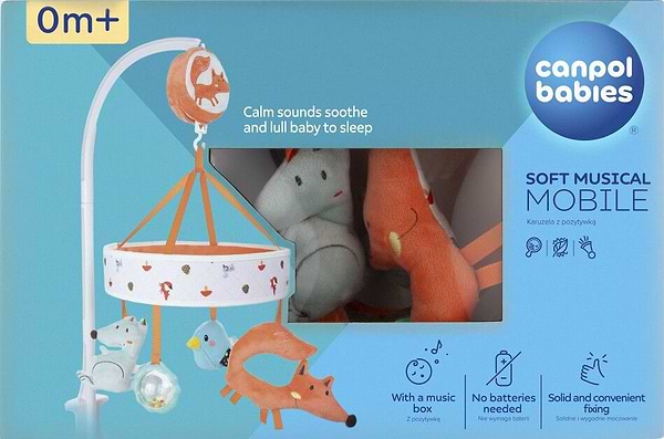 Фото - Мобиль музыкальный Canpol babies FOX (75/201)