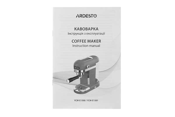 Фото - Уценка - Кофеварка рожковая Ardesto YCM-E1501 Red