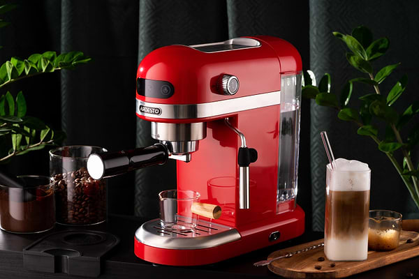 Фото - Уценка - Кофеварка рожковая Ardesto YCM-E1501 Red