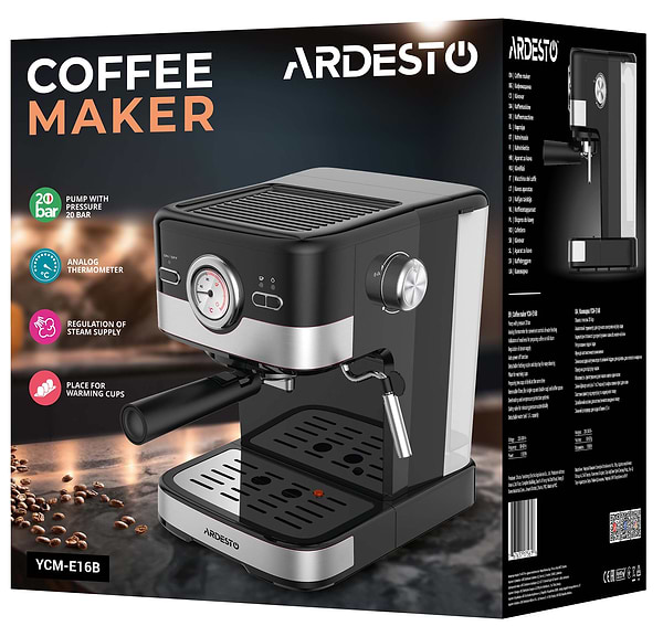 Фото - Кофеварка рожковая Ardesto YCM-E16B