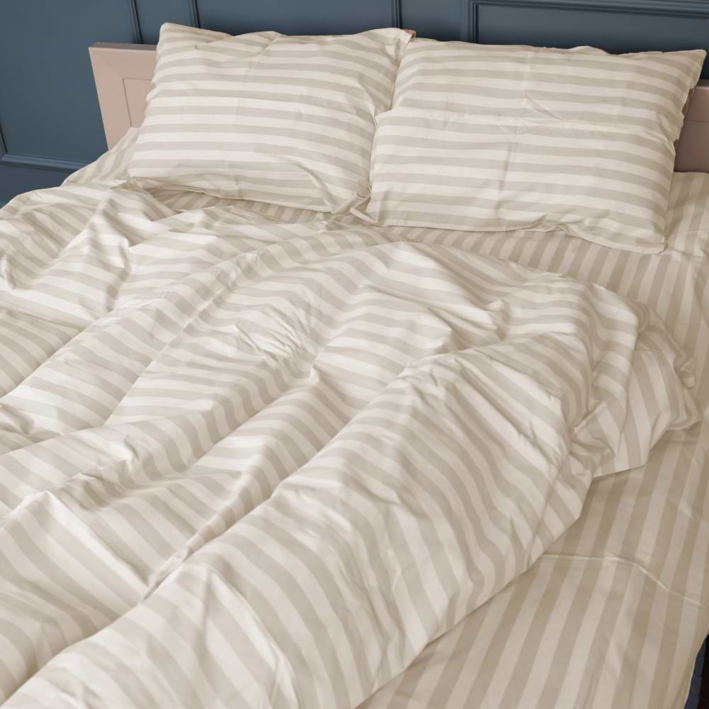 Комплект постельного белья MirSon 160 x 220 17-0604 Stripe Yellow Бязь (2200008052157)