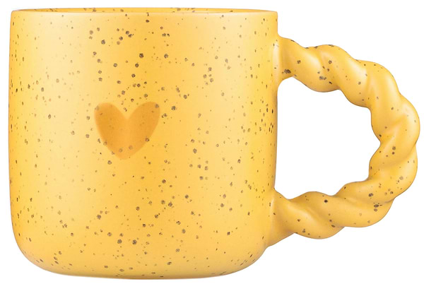 Фото - Чашка Ardesto My heart 300 мл Yellow (AR3082Y)