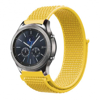 Ремінець для смарт-годинника BeCover Nylon Style for Garmin Vivoactive 3/3 Music/Vivomove HR/Vivomove Yellow (705866)