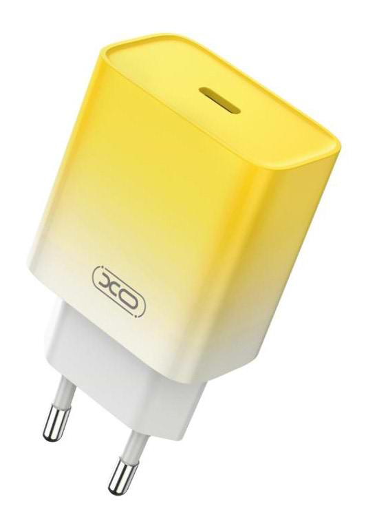 Сетевое зарядное устройство XO CE18 PD30W USB-C Yellow (XO-CE18-YEL)